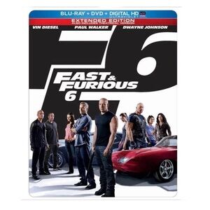 🆕 NIP Fast  Furious 6 (Blu-ray/DVD, 2013, 2-Disc Set, Includes Digital Copy...
